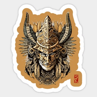 Warrior helmet Sticker